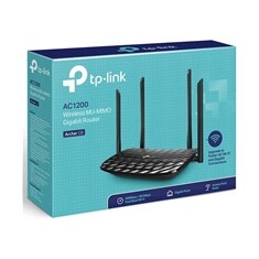 TP-Link Archer C6 AC1200 Dual-Band Wi-Fi Router, 867Mbps at 5GHz + 300Mbps at 2.4GHz