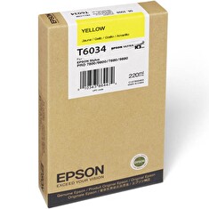 Epson inkoustová náplň/ C13T603400/ StylusPro7800/ 7880/ 9800/ 9880/ Žlutá/ 220ml