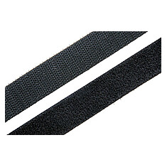 Oboustranný suchý zip Solarix,šířka 10mm,25m,černý