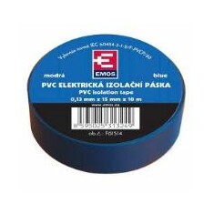 PremiumCord Izolační páska PVC 15/10 modrá