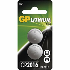 GP CR2016 Lithiová knoflíková beterie (2ks)