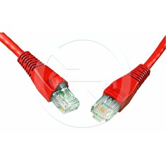 Solarix patch kabel CAT6 UTP PVC 10m červený snag-proof C6-114RD-10MB