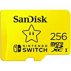 SanDisk Nintendo Switch - Paměťová karta flash - 256 GB - Video Class V30 / UHS-I U3 - microSDXC UHS-I - pro Nintendo Switch