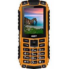 Mobilní telefon iGET DEFENDER D10 oranžový