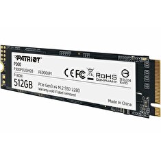 PATRIOT P300 512GB SSD / Interní / M.2 PCIe Gen3 x4 NVMe 1.3 / 2280