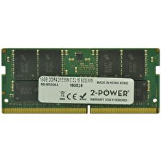 2-Power 16GB PC4-17000S 2133MHz DDR4 CL15 Non-ECC SoDIMM 2Rx8 (DOŽIVOTNÍ ZÁRUKA)