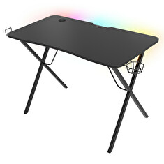 Genesis Holm 200 RGB - herní stůl s RGB podsvícením
