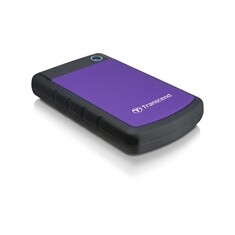 TRANSCEND 1TB StoreJet 25H3P, USB 3.0, 2.5” Externí odolný hard disk, černo/fialový