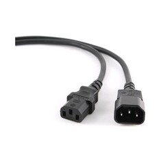 Gembird kabel síťový prodlužovací VDE 3m IEC320 C13/14