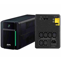 APC Back-UPS 1200VA (650W), AVR, USB, IEC zásuvky