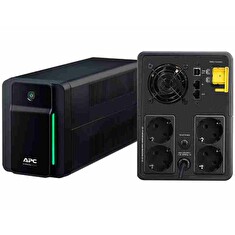 APC Back-UPS 1600VA (900W), AVR, USB, německé Schuko zásuvky