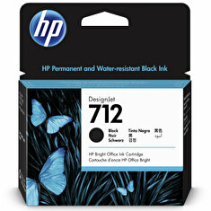 HP 712 80-ml Black DesignJet Ink
