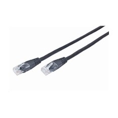Gembird Patch kabel RJ45, cat. 5e, UTP, 1m, černý