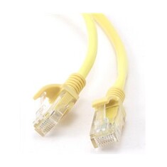 Gembird Patch kabel RJ45, cat. 5e, UTP, 1m, žlutý