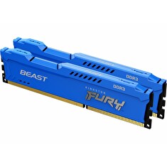 Kingston FURY Beast DDR3 8GB (Kit 2x4GB) 1600MHz DIMM CL10 modrá