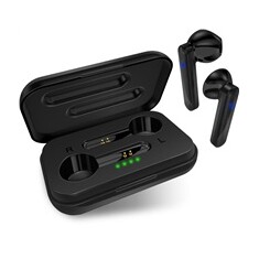 CONNECT IT sluchátka do uší s mikrofonem True Wireless SonicBass, černá