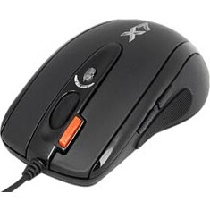 A4tech myš X-710BK, OSCAR Game Optical mouse, 2000DPI, černá, USB