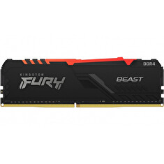 Kingston FURY Beast/DDR4/8GB/3733MHz/CL19/1x8GB/RGB/Black