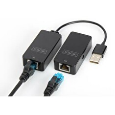 DIGITUS USB Extender, USB 2.0, for use with Cat5/5e/6 (UTP, STP or SFT) cable up to 50 m / 164 feetUSB Extender, USB 2.0