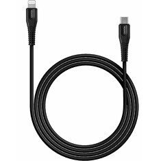 CANYON nabíjecí kabel Lightning MFI-4, Power delivery 18W, Apple certifikát, délka 1.2m, černá