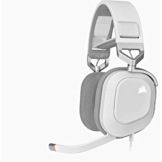 Corsair herní sluchátka HS80 RGB USB White