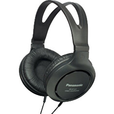Panasonic stereo sluchátka RP-HT161E-K, 3,5 mm jack, černá