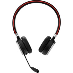 Jabra Evolve 65 SE/Stereo/BT/Bezdrát/Černá-červená