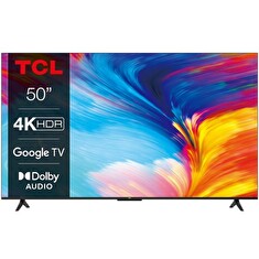 TCL 50P635 TV SMART Google TV/126cm/4K 3840x2160 Ultra HD/2400 PPI/Direct LED/DVB-T/T2/C/S/S2/VESA