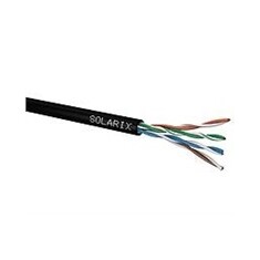 Instalační kabel Solarix venkovní UTP, Cat5E, drát, PE, box 100m SXKD-5E-UTP-PE