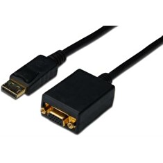 Digitus DisplayPort adapter, DP/M - HD15/F
