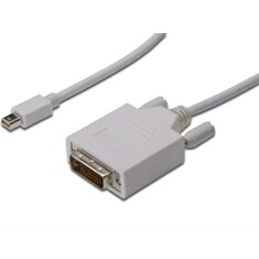 ASSMANN Displayport 1.1a Adapter Cable miniDP M (plug)/DVI-D (24+1) M (plug) 2m