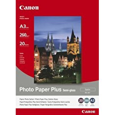 Papír Canon SG201 Photo Paper Plus Semi-glossy | 260g | A3+ | 20 listů