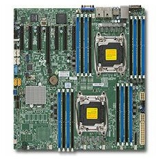 SUPERMICRO MB 2xLGA2011-3, iC612 16x DDR4 ECC R,10xSATA3 (PCI-E 3.0/2,4,1(x16,x8,x4),2x 10GbE LAN,IPMI