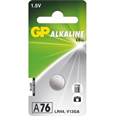 GP Alkalická knoflíková baterie LR44 (A76F), blistr B13762