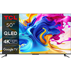 TCL 50C645 TV SMART Google TV QLED/126cm/4K UHD/3100 PPI/50Hz/Direct LED/HDR10+/Dolby Atmos/DVB-T/T2/C/S/S2/VESA