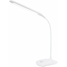 Colorway stolní LED lampa / CW-DL07FB-W/ Flexible 360°/ Integrovaná baterie / Bílá