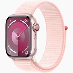 Apple Watch S9 Cell/41mm/Pink/Sport Band/Light Pink
