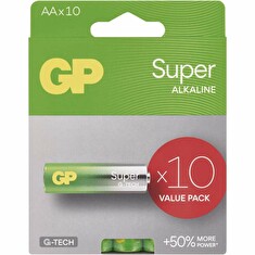 GP Alkalická baterie SUPER AA (LR6)- 10ks