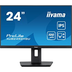 iiyama ProLite/XUB2492HSU-B6/23,8"/IPS/FHD/100Hz/0,4ms/Black/3R