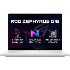 ASUS ROG Zephyrus G16/GU605MZ/U9-185H/16"/2560x1600/32GB/1TB SSD/RTX 4070/W11H/White/2R