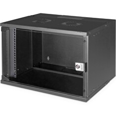 DIGITUS DN-49203 Nástěnná skříň 7U, SOHO PRO, nesmontovaná, 19", 370 x 540 x 400 mm, černá (RAL 9005)