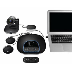 LOGITECH HD webkamera Group ConferenceCam/ 1920x1080/ USB/ Bluetooth/ NFC/ Kensington port/ Dálkové ovládání