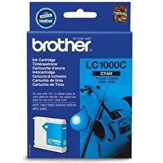 BROTHER inkoustová náplň LC-1000C/ Modrá