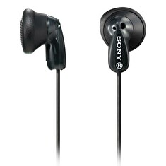 SONY sluchátka do uší MDRE9LPB/ drátová/ 3,5mm jack/ citlivost 104 dB/mW/ černá