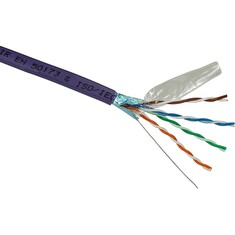 Solarix Kabel FTP LSOH drát c5e, 500m/reel, SXKD-5E-FTP-LSOH