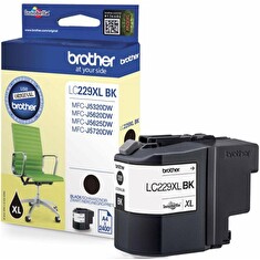 BROTHER inkoustová náplň LC-229XLBK/ Černá/ 2400 stran - pouze MFC-J5xxxDW