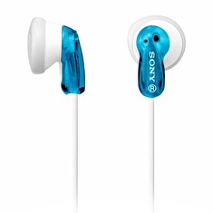 SONY sluchátka do uší MDRE9LPL/ drátová/ 3,5mm jack/ citlivost 104 dB/mW/ modrá