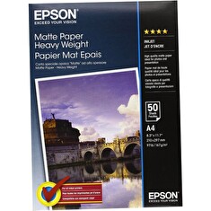 Papír Epson Epson Matte Heavyweight | 167g | A4 | 50listů