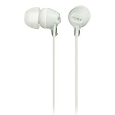 SONY sluchátka do uší MDREX15LPW/ drátová/ 3,5mm jack/ citlivost 100 dB/mW/ bílá