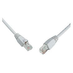 SOLARIX patch kabel CAT5E SFTP PVC 0,5m šedý snag proof